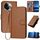 Per vivo Y200i YX0070 Custodia in pelle con fibbia in fibra di carbonio con cordino (caffè) Per vivo Y200i YX0070 Custodia in pelle con fibbia in fibra di carbonio con cordino (caffè)