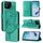 Per Asus ROG Phone 9 / 9 Pro Custodia in pelle con motivo a farfalla in rilievo (verde) Per Asus ROG Phone 9 / 9 Pro Custodia in pelle con motivo a farfalla in rilievo (verde)