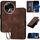 Per OPPO Find X6 Pro Custodia in pelle con motivo a farfalla in rilievo con cordino (caffè) Per OPPO Find X6 Pro Custodia in pelle con motivo a farfalla in rilievo con cordino (caffè)