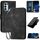 Per OPPO Reno5 4G / 5G / Find X3 Lite Custodia in pelle con motivo a farfalla in rilievo con cordino (nero) Per OPPO Reno5 4G / 5G / Find X3 Lite Custodia in pelle con motivo a farfalla in rilievo con cordino (nero)
