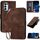 Per OPPO Reno5 4G / 5G / Find X3 Lite Custodia in pelle con motivo a farfalla in rilievo con cordino (caffè) Per OPPO Reno5 4G / 5G / Find X3 Lite Custodia in pelle con motivo a farfalla in rilievo con cordino (caffè)