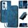 Per OPPO Reno11 F / F25 Pro Custodia in pelle con motivo a farfalla in rilievo con cordino (blu scuro) Per OPPO Reno11 F / F25 Pro Custodia in pelle con motivo a farfalla in rilievo con cordino (blu scuro)