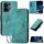 Per OPPO Reno13 F 4G / 5G Custodia in pelle con motivo a farfalla in rilievo con cordino (azzurro chiaro) Per OPPO Reno13 F 4G / 5G Custodia in pelle con motivo a farfalla in rilievo con cordino (azzurro chiaro)