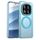 Per Redmi Note 14 Pro 4G Candy Magsafe PC Hybrid TPU Custodia per telefono (blu) Per Redmi Note 14 Pro 4G Candy Magsafe PC Hybrid TPU Custodia per telefono (blu)