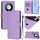Custodia per telefono in pelle tinta unita Smart Global Skin Feel per Honor X9c con cordino (viola lavanda) Custodia per telefono in pelle tinta unita Smart Global Skin Feel per Honor X9c con cordino (viola lavanda)