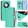 Custodia per telefono in pelle tinta unita Smart Global Skin Feel per Honor X9c con cordino (verde) Custodia per telefono in pelle tinta unita Smart Global Skin Feel per Honor X9c con cordino (verde)