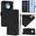 Custodia per telefono in pelle tinta unita Smart Global Skin Feel per Honor X9c con cordino (nero) Custodia per telefono in pelle tinta unita Smart Global Skin Feel per Honor X9c con cordino (nero)