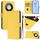 Custodia per telefono in pelle tinta unita Smart Global Skin Feel For Honor X9c con cordino (giallo limone) Custodia per telefono in pelle tinta unita Smart Global Skin Feel For Honor X9c con cordino (giallo limone)