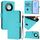Custodia per telefono in pelle tinta unita Smart Global Skin Feel per Honor X9c con cordino (Lake Blue) Custodia per telefono in pelle tinta unita Smart Global Skin Feel per Honor X9c con cordino (Lake Blue)
