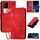 Per vivo iQOO 7 India / iQOO Neo5 Grid Butterfly Custodia in pelle con motivo in rilievo e cordino (rosso) Per vivo iQOO 7 India / iQOO Neo5 Grid Butterfly Custodia in pelle con motivo in rilievo e cordino (rosso)