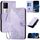 Per vivo iQOO 7 India / iQOO Neo5 Grid Butterfly Custodia in pelle con motivo in rilievo e cordino (viola chiaro) Per vivo iQOO 7 India / iQOO Neo5 Grid Butterfly Custodia in pelle con motivo in rilievo e cordino (viola chiaro)