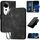 Per vivo S19 Pro Custodia in pelle con motivo a farfalla in rilievo con cordino (nero) Per vivo S19 Pro Custodia in pelle con motivo a farfalla in rilievo con cordino (nero)