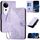 Per vivo S19 Pro Custodia in pelle con motivo a farfalla in rilievo con cordino (viola chiaro) Per vivo S19 Pro Custodia in pelle con motivo a farfalla in rilievo con cordino (viola chiaro)