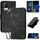 Per vivo V21e 4G / Y73 2021 Custodia in pelle con motivo a farfalla in rilievo con cordino (nero) Per vivo V21e 4G / Y73 2021 Custodia in pelle con motivo a farfalla in rilievo con cordino (nero)