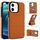Per iPhone 12 mini Custodia per telefono in pelle con supporto a tre ante e slot per carte (marrone) Per iPhone 12 mini Custodia per telefono in pelle con supporto a tre ante e slot per carte (marrone)