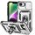 Per iPhone 16e Custodia per telefono con supporto scorrevole Camshield (argento) Per iPhone 16e Custodia per telefono con supporto scorrevole Camshield (argento)