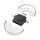 Lettore di schede multifunzione rotondo 6 in 1 da USB-A a USB-C / Tipo-C + Micro USB + 8 pin (nero) Lettore di schede multifunzione rotondo 6 in 1 da USB-A a USB-C / Tipo-C + Micro USB + 8 pin (nero)