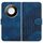 Per Honor X60 / X9c Custodia in pelle con stampa a forma di testa di elefante con cordino (blu reale) Per Honor X60 / X9c Custodia in pelle con stampa a forma di testa di elefante con cordino (blu reale)