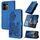 Per OPPO Reno13 F 4G / 5G Custodia in pelle con motivo a fiori di Datura (blu) Per OPPO Reno13 F 4G / 5G Custodia in pelle con motivo a fiori di Datura (blu)