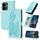 Per OPPO Reno13 F 4G / 5G Custodia in pelle con motivo a fiori di Datura in rilievo (azzurro chiaro) Per OPPO Reno13 F 4G / 5G Custodia in pelle con motivo a fiori di Datura in rilievo (azzurro chiaro)