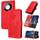Per Honor X60 / X9c Smart Datura Flower Custodia in pelle con stampa flip (rosso)