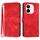Per Tecno Spark 30C 5G / Pop 9 5G Custodia in pelle con motivo a linee (rosso)