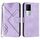 Per vivo iQOO 7 India / iQOO Neo5 Line Pattern Custodia in pelle per telefono (viola chiaro) Per vivo iQOO 7 India / iQOO Neo5 Line Pattern Custodia in pelle per telefono (viola chiaro)