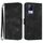 Per vivo V21e 4G / Y73 2021 Custodia in pelle con motivo a linee (nero)