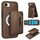 Per iPhone 7/8/SE 2022 Custodia per telefono con cerniera e MagSafe in pelle (marrone) Per iPhone 7/8/SE 2022 Custodia per telefono con cerniera e MagSafe in pelle (marrone)
