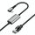 Cavo Ethernet per scheda di rete ad alta velocità RJ45 a USB-C / Type-C con curvatura laterale da 2 m Cavo Ethernet per scheda di rete ad alta velocità RJ45 a USB-C / Type-C con curvatura laterale da 2 m