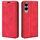 Per Samsung Galaxy S25 Edge 5G Custodia in pelle con ventosa magnetica Retro-skin (rosso) Per Samsung Galaxy S25 Edge 5G Custodia in pelle con ventosa magnetica Retro-skin (rosso)