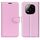 Custodia per telefono in pelle con flip orizzontale e supporto per Xiaomi Redmi Note 14 Pro+, motivo litchi (rosa) Custodia per telefono in pelle con flip orizzontale e supporto per Xiaomi Redmi Note 14 Pro+, motivo litchi (rosa)