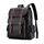 Zaino da viaggio per laptop di grande capacità in pelle PU OUMANTU 975, borsa da scuola casual (nero) Zaino da viaggio per laptop di grande capacità in pelle PU OUMANTU 975, borsa da scuola casual (nero)