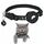 Per AirTag Tracker Custodia in silicone riflettente stelle e luna gatti cani collare per animali domestici con campanello (nero) Per AirTag Tracker Custodia in silicone riflettente stelle e luna gatti cani collare per animali domestici con campanello (nero)