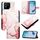 Per Asus ROG Phone 9 / 9 Pro PT003 Custodia in pelle con motivo in marmo (oro rosa) Per Asus ROG Phone 9 / 9 Pro PT003 Custodia in pelle con motivo in marmo (oro rosa)