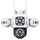Telecamera WiFi wireless impermeabile IP66 con panorama a 360 gradi HD da 2 MP, 3 lenti, memoria: scheda di memoria da 15 giorni (spina UE) Telecamera WiFi wireless impermeabile IP66 con panorama a 360 gradi HD da 2 MP, 3 lenti, memoria: scheda di memoria da 15 giorni (spina UE)