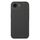 Per iPhone 16e Custodia in silicone liquido per telefono (nero carbone)
