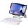 Per Samsung Galaxy Tab S10+ / S9 FE+ / S9+ Supporto galleggiante staccabile con tastiera retroilluminata Custodia in pelle per tablet con touchpad (bianco) Per Samsung Galaxy Tab S10+ / S9 FE+ / S9+ Supporto galleggiante staccabile con tastiera retroilluminata Custodia in pelle per tablet con touchpad (bianco)