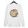 Felpa con scollo rotondo casual estiva stampata su richiesta, taglia: XL (bianco) Felpa con scollo rotondo casual estiva stampata su richiesta, taglia: XL (bianco)