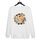 Felpa con scollo rotondo casual estiva stampata su richiesta, taglia: XXL (bianco) Felpa con scollo rotondo casual estiva stampata su richiesta, taglia: XXL (bianco)
