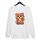Felpa girocollo casual larga stampata con elfo rosso, stampa su richiesta, taglia: XXL (bianco) Felpa girocollo casual larga stampata con elfo rosso, stampa su richiesta, taglia: XXL (bianco)