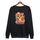 Felpa girocollo casual larga stampata con elfo rosso, stampa su richiesta, taglia: XXL (nero) Felpa girocollo casual larga stampata con elfo rosso, stampa su richiesta, taglia: XXL (nero)