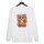 Felpa girocollo casual larga stampata con elfo rosso, stampa su richiesta, taglia: XXXL (bianco) Felpa girocollo casual larga stampata con elfo rosso, stampa su richiesta, taglia: XXXL (bianco)