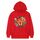 Felpa con cappuccio in pile stampato estivo Stampa su richiesta, taglia: XS (rosso) Felpa con cappuccio in pile stampato estivo Stampa su richiesta, taglia: XS (rosso)