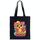 Borsa a mano in tela stampata con elfo rosso, stampa su richiesta, dimensioni: 25x20 cm (nero) Borsa a mano in tela stampata con elfo rosso, stampa su richiesta, dimensioni: 25x20 cm (nero)