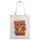 Borsa a mano in tela stampata con elfo rosso, stampa su richiesta, dimensioni: 30x25 cm (beige) Borsa a mano in tela stampata con elfo rosso, stampa su richiesta, dimensioni: 30x25 cm (beige)