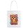 Borsa a mano in tela stampata con elfo rosso, stampa su richiesta, dimensioni: 35x30 cm (bianco) Borsa a mano in tela stampata con elfo rosso, stampa su richiesta, dimensioni: 35x30 cm (bianco)