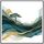 Dipinto decorativo Golden Mountains con cornice PS Stampa su richiesta, dimensioni: 30x30 cm Dipinto decorativo Golden Mountains con cornice PS Stampa su richiesta, dimensioni: 30x30 cm