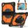 Per iPad 10.2 2021/2020/2019 Custodia per tablet PC ibrida in silicone con robot a contrasto di colore (nero arancione) Per iPad 10.2 2021/2020/2019 Custodia per tablet PC ibrida in silicone con robot a contrasto di colore (nero arancione)