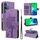 Per vivo Y19 4G Custodia per telefono in pelle con motivo a rilievo albero e gatto globale (viola chiaro) Per vivo Y19 4G Custodia per telefono in pelle con motivo a rilievo albero e gatto globale (viola chiaro)